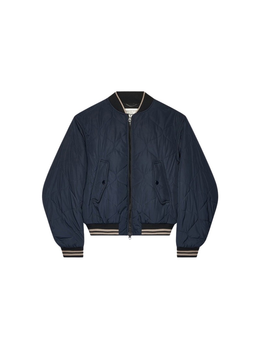 ジャケット・アウター Dries Van Noten Zipped Bomber Jacket Dries Van Noten FW23 Backzip Bomber jacket rare a$ap rocky