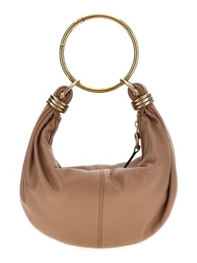 トートバッグ Chloe Structured Canvas Shoulder Bag With Leather Accents Chloé Structured Canvas Shoulder Bag With Leather Accents
