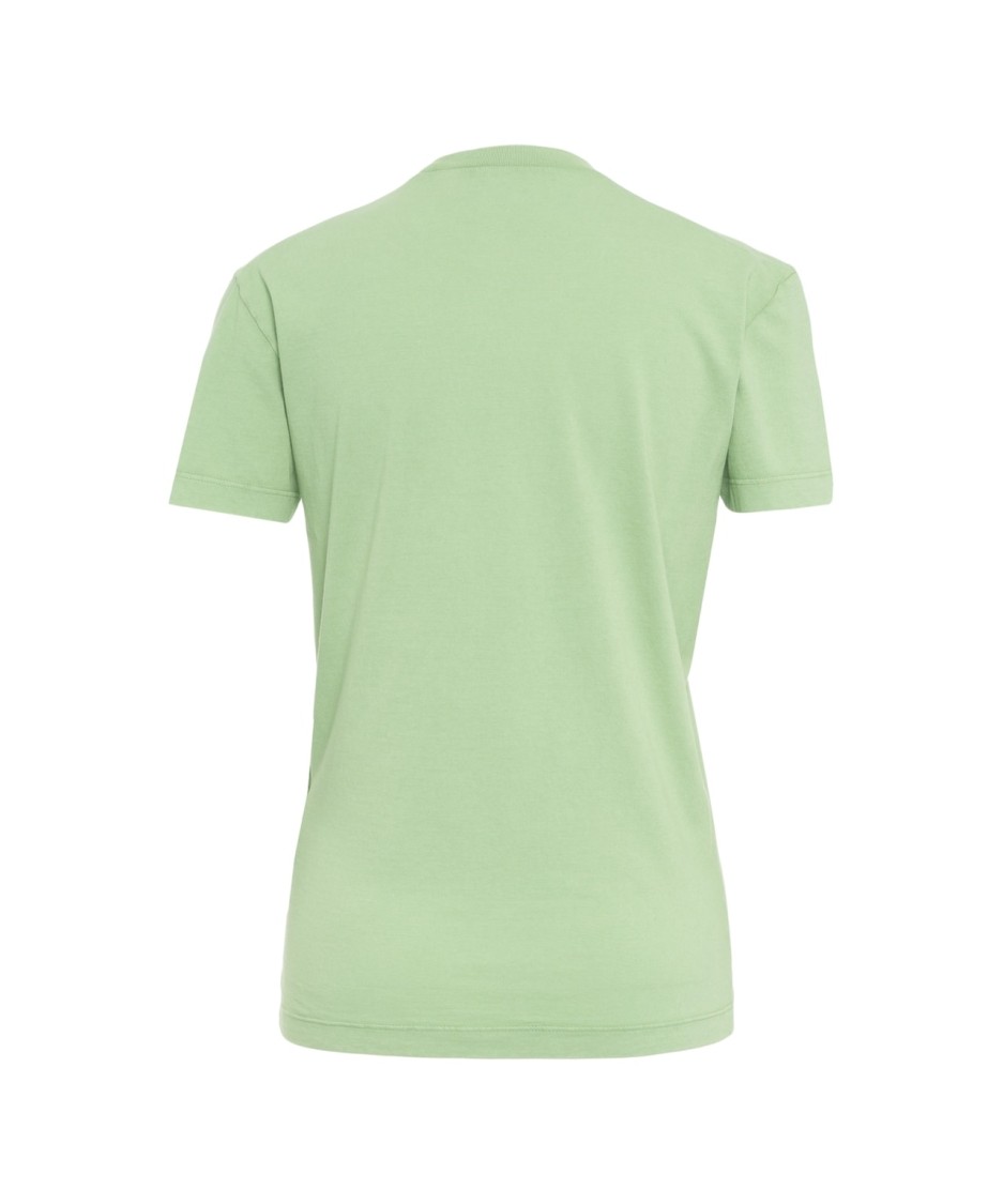 Dsquared2 Green Cotton Jersey T-shirt In Green