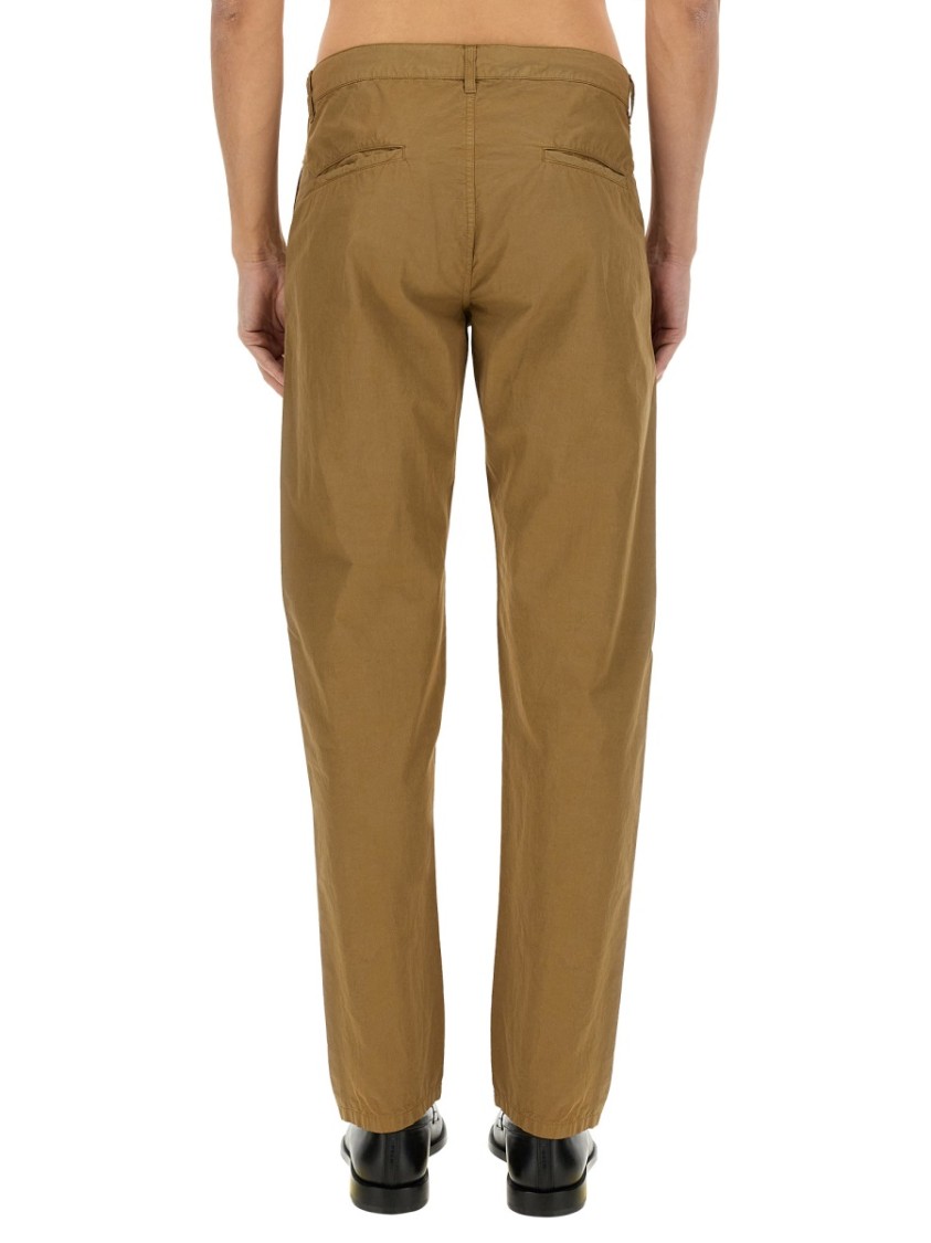 Aspesi Trousers With Functional Pockets And Belt Loops In Brown