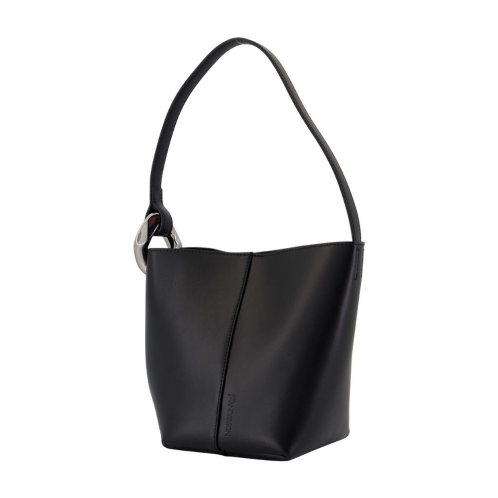 Jw Anderson The Jwa Corner Small Shoulder Bag In Black