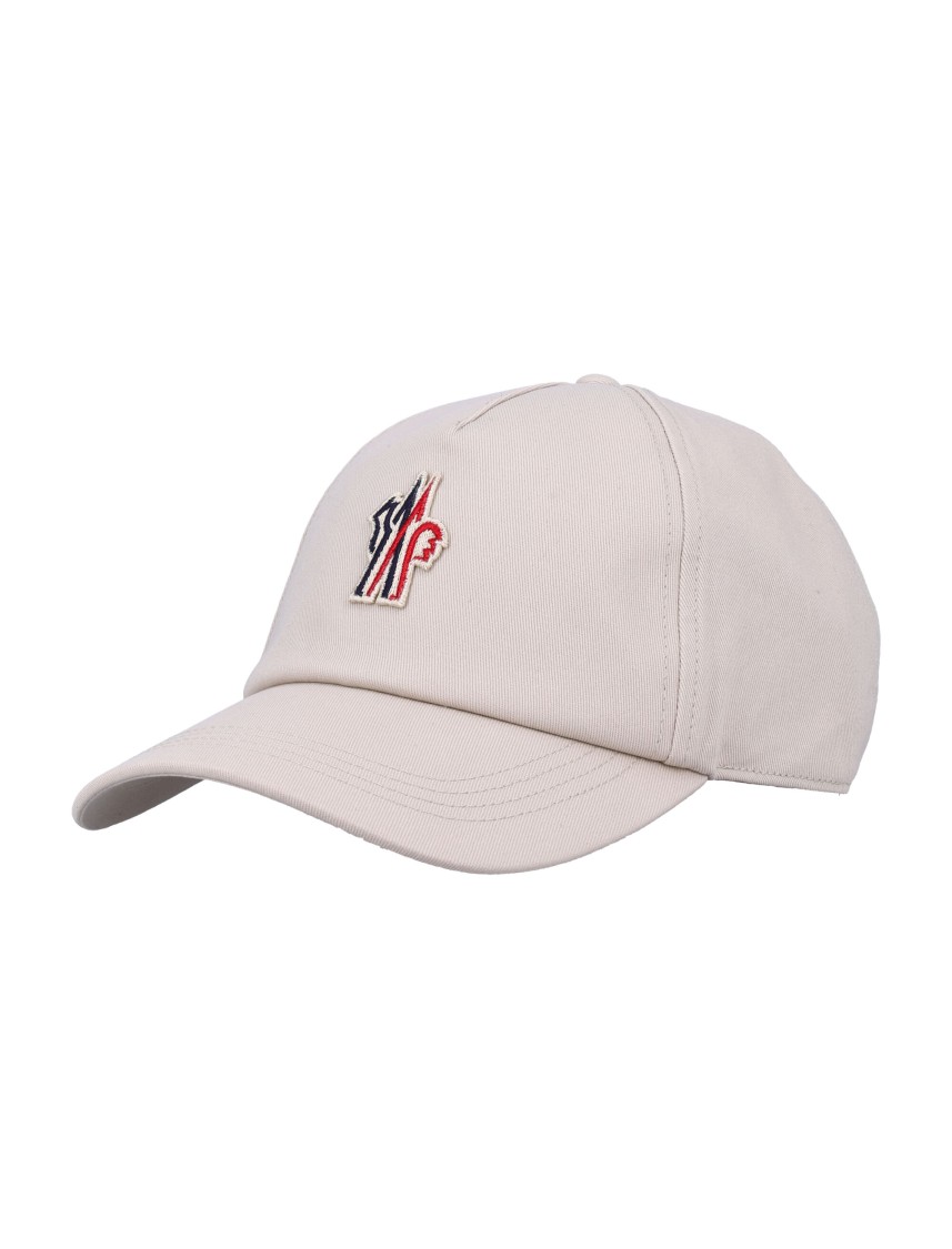 Shop Moncler Gabardine Baseball Cap In White
