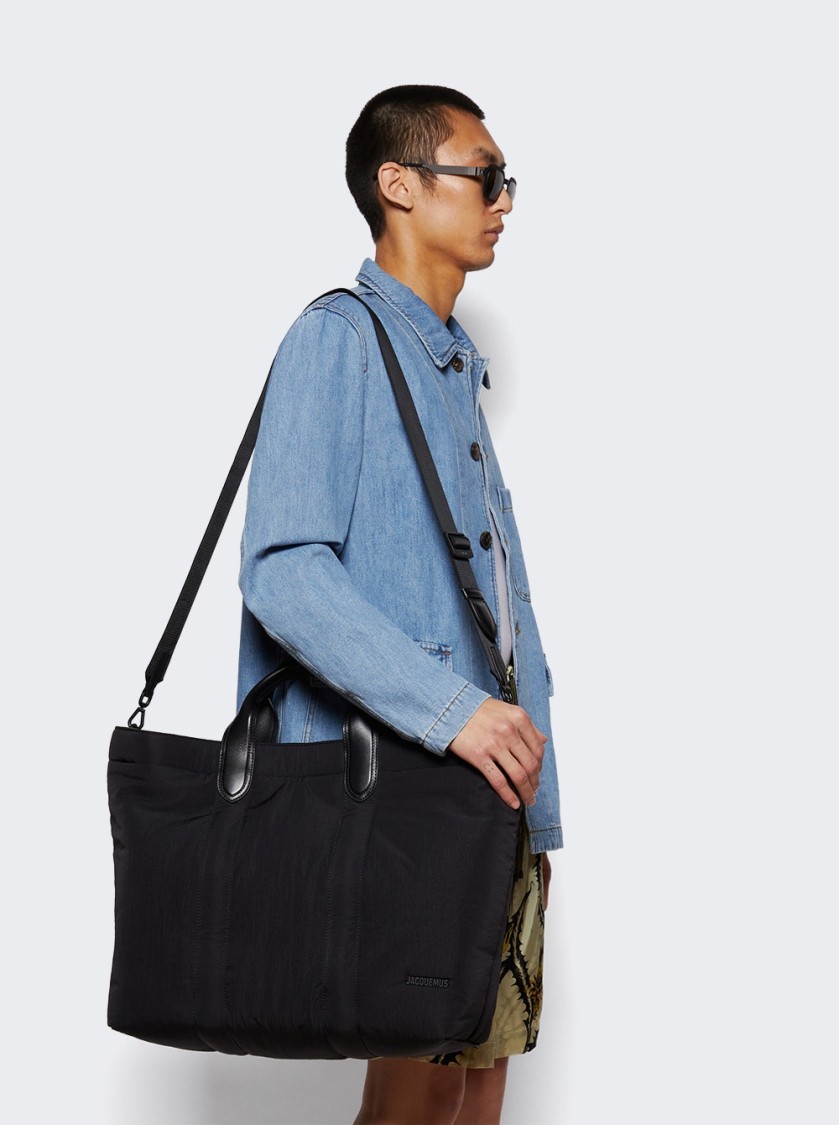 Jacquemus Bambino Tote Bag Black In Black