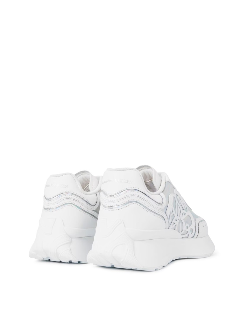 Alexander Mcqueen Sprint Runner Oversized Sneakers In White