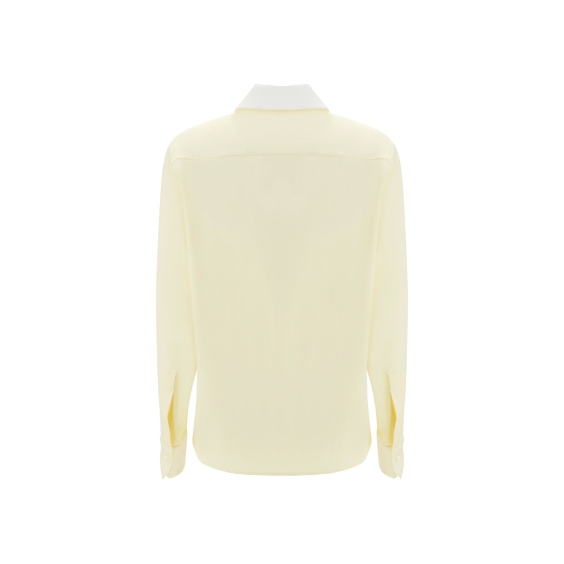 Shop Loewe Silk Shirt In Yellow