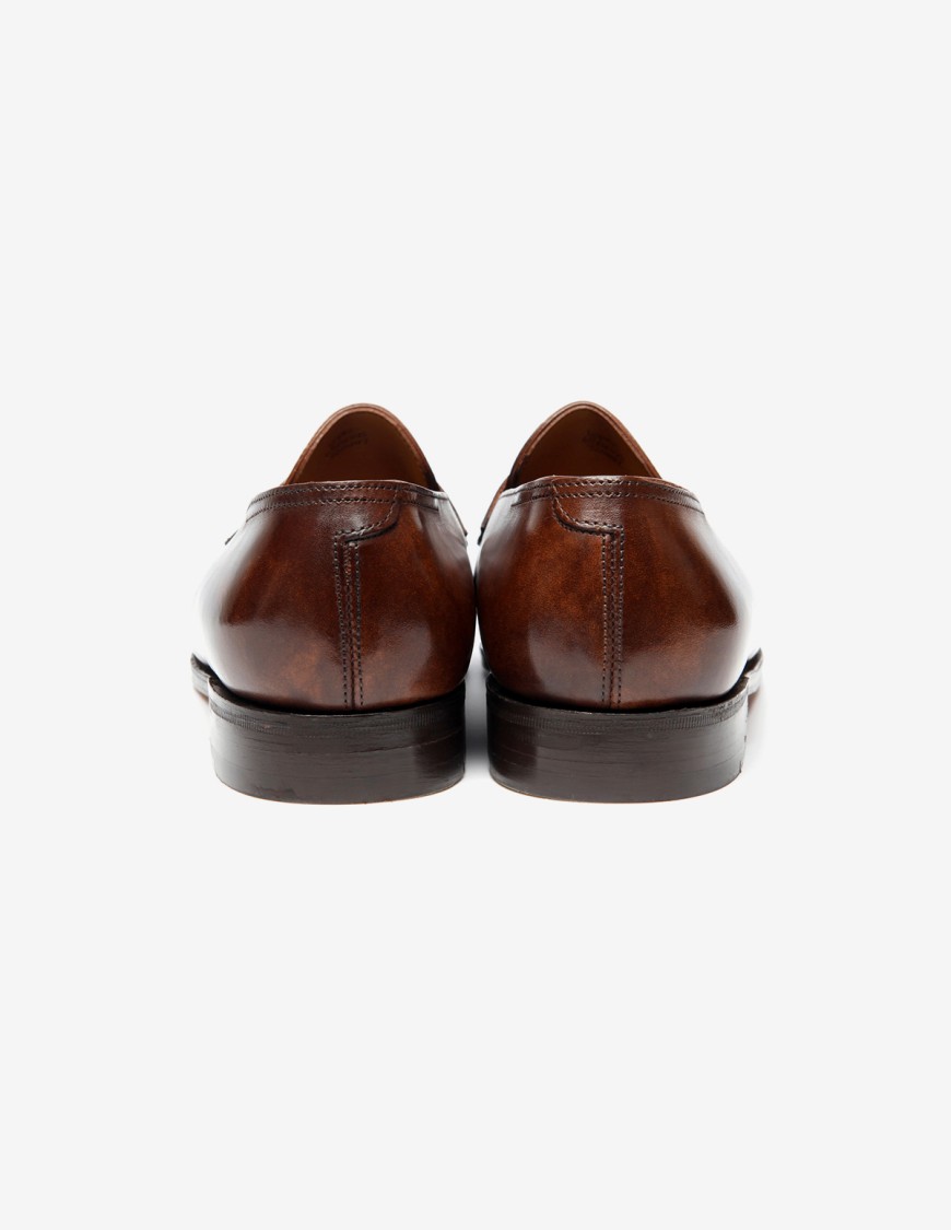 John Lobb Hand-sealed Brown Calf Leather College Loafer In Black