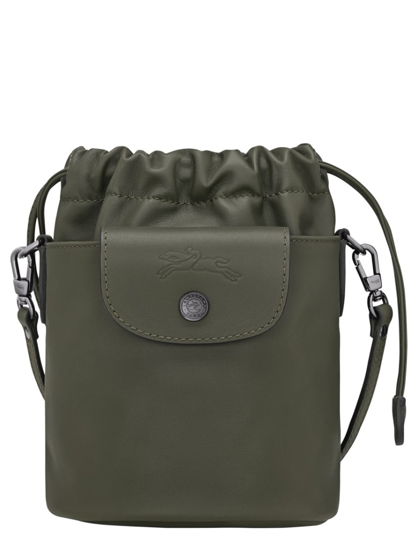 Longchamp Bucket Bag Small Adjustable Strap In Gray