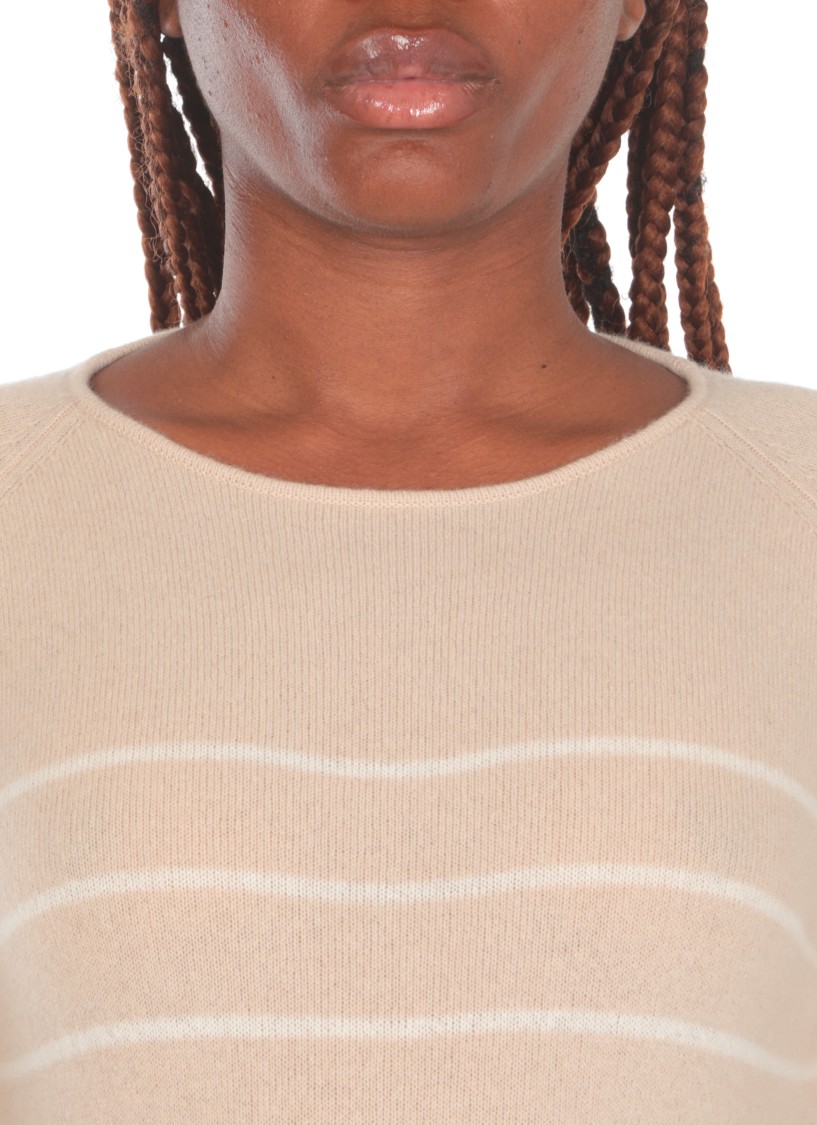 Biarritz1961 Cashmere Sweater In Neutrals