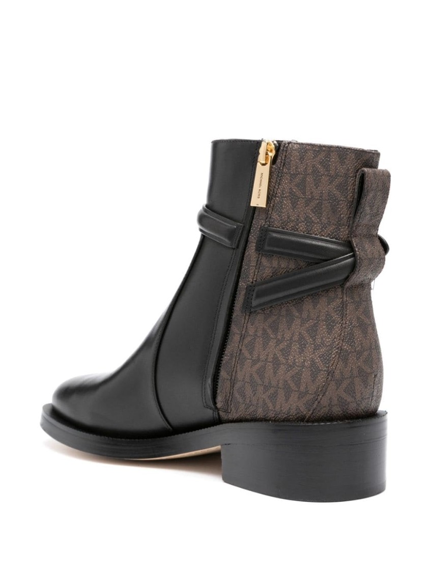 Michael Kors Hamilton Flat Bootie In Black