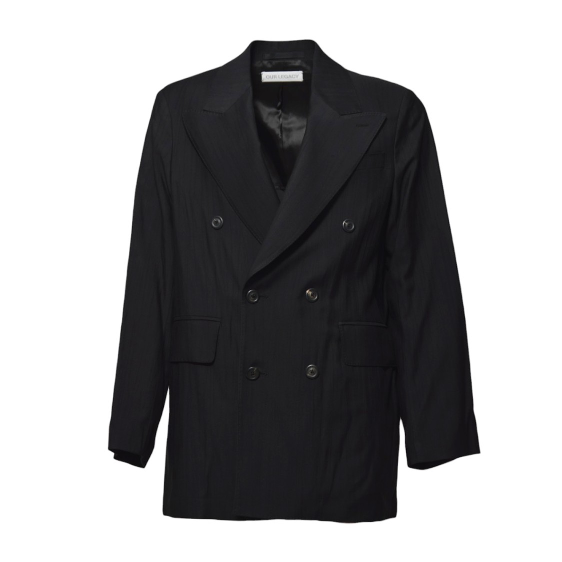 Our Legacy Unconstructed Db Blazer In Black