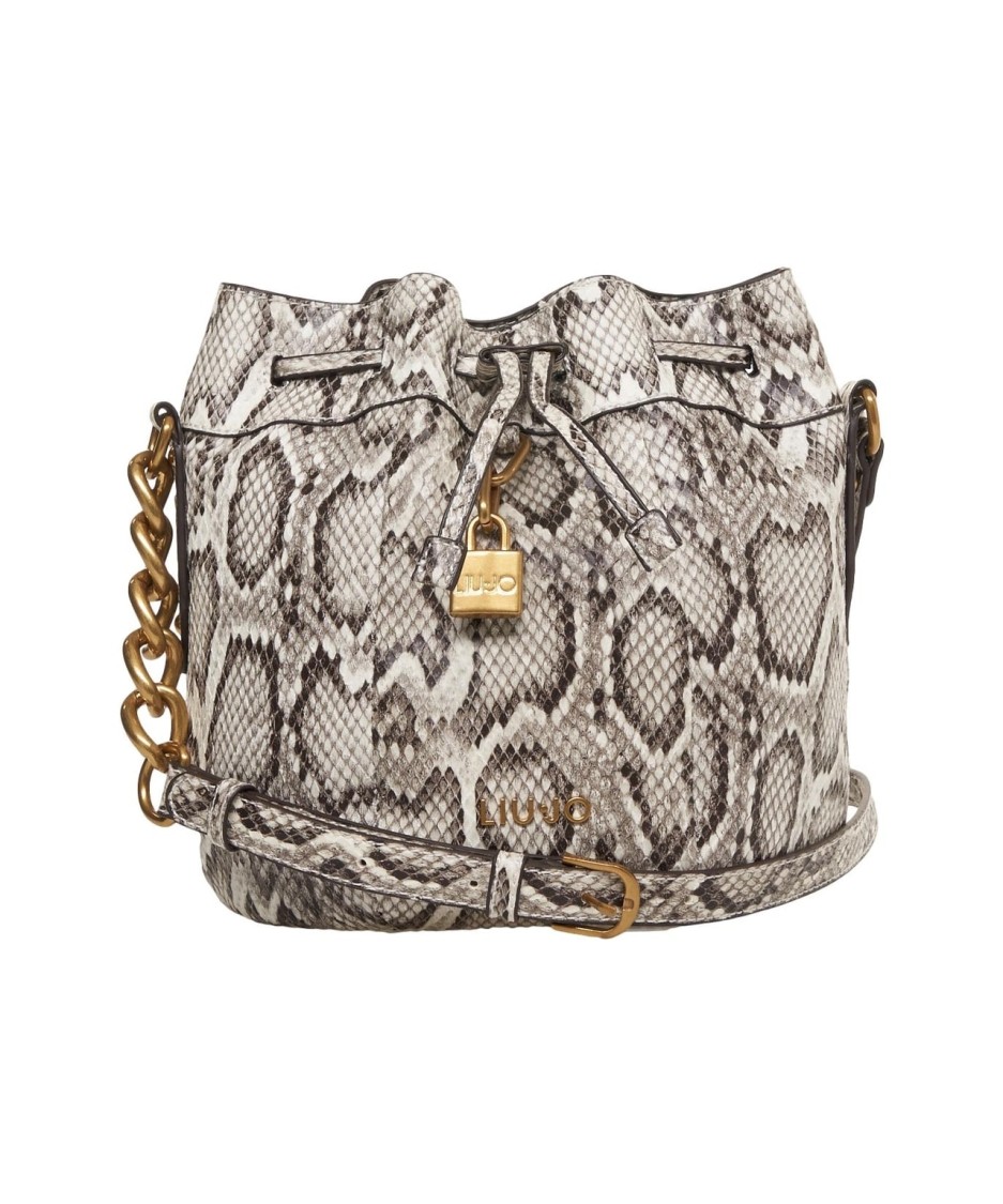 Liu Jo Bucket Bag With Striking Snake Pattern
