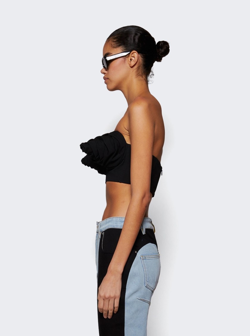 JEAN PAUL GAULTIER JEAN PAUL GAULTIER CONICAL CUP BRA TOP BLACK 