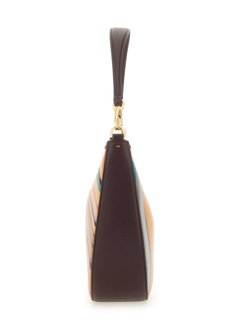 Shop Paul Smith "dusky Swirl" Mini Hobo Bag In Multicolor