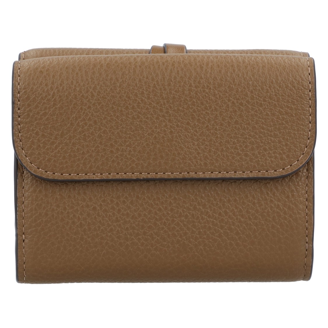 Chloé Alphabet Mini Trifold Wallet In Brown