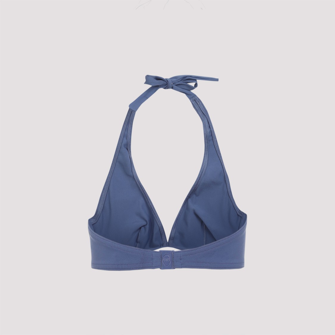 Eres V-neck Halter Neck Bikini Top In Blue
