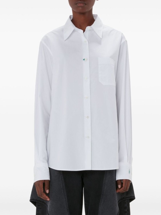 J. W. Anderson Classic Button-Up Shirt in White | THE LIST