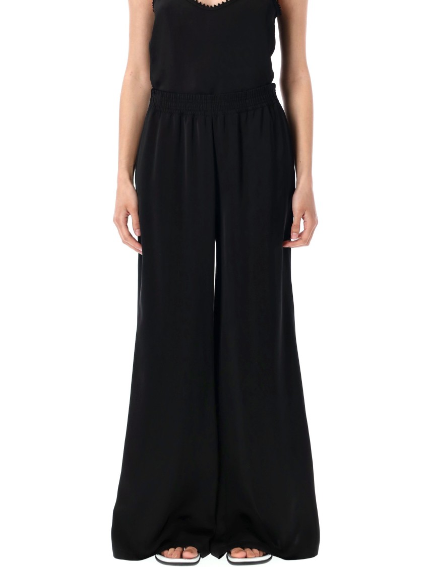 Fabiana Filippi Flowing Wide-leg Trousers Side Pockets
