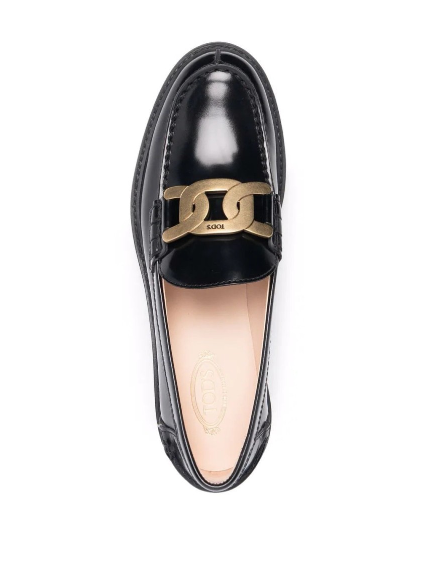 Tod's Gomma Basso 59c Loafers In Black