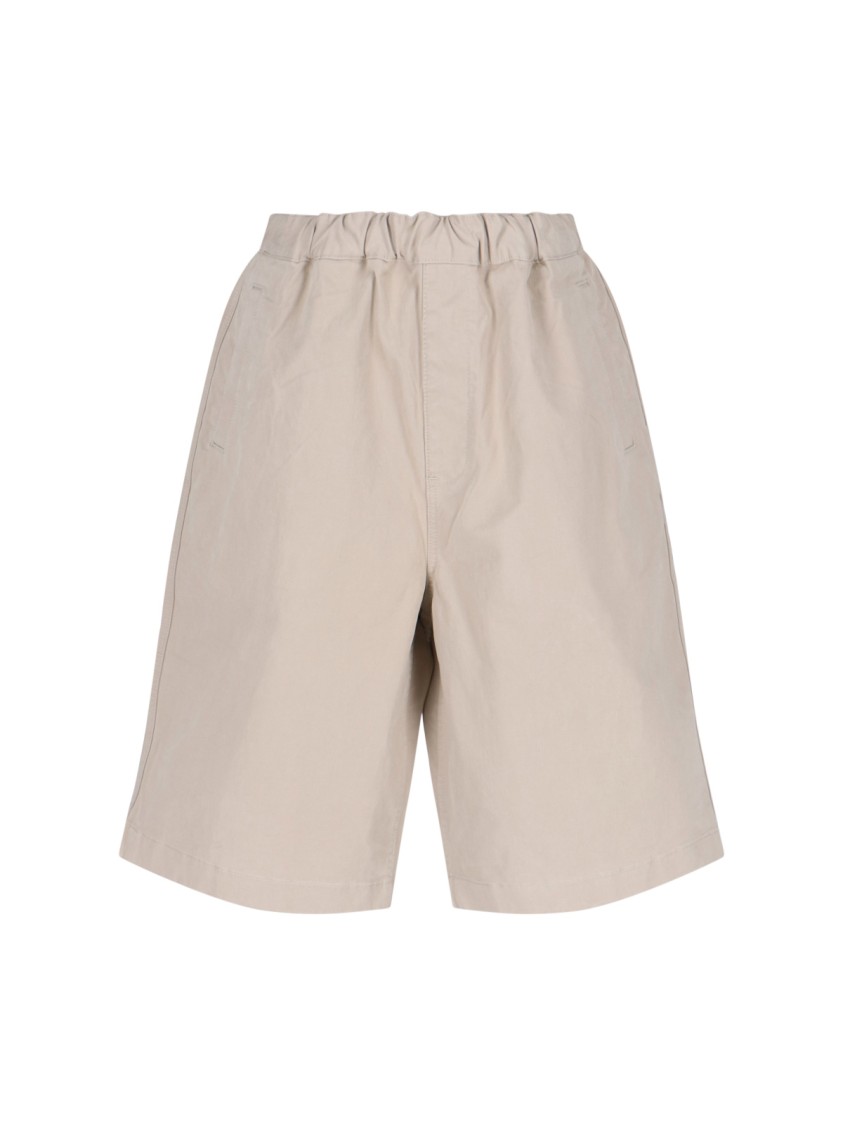 Entire Studios "boxing" Jute Sports Shorts Beige
