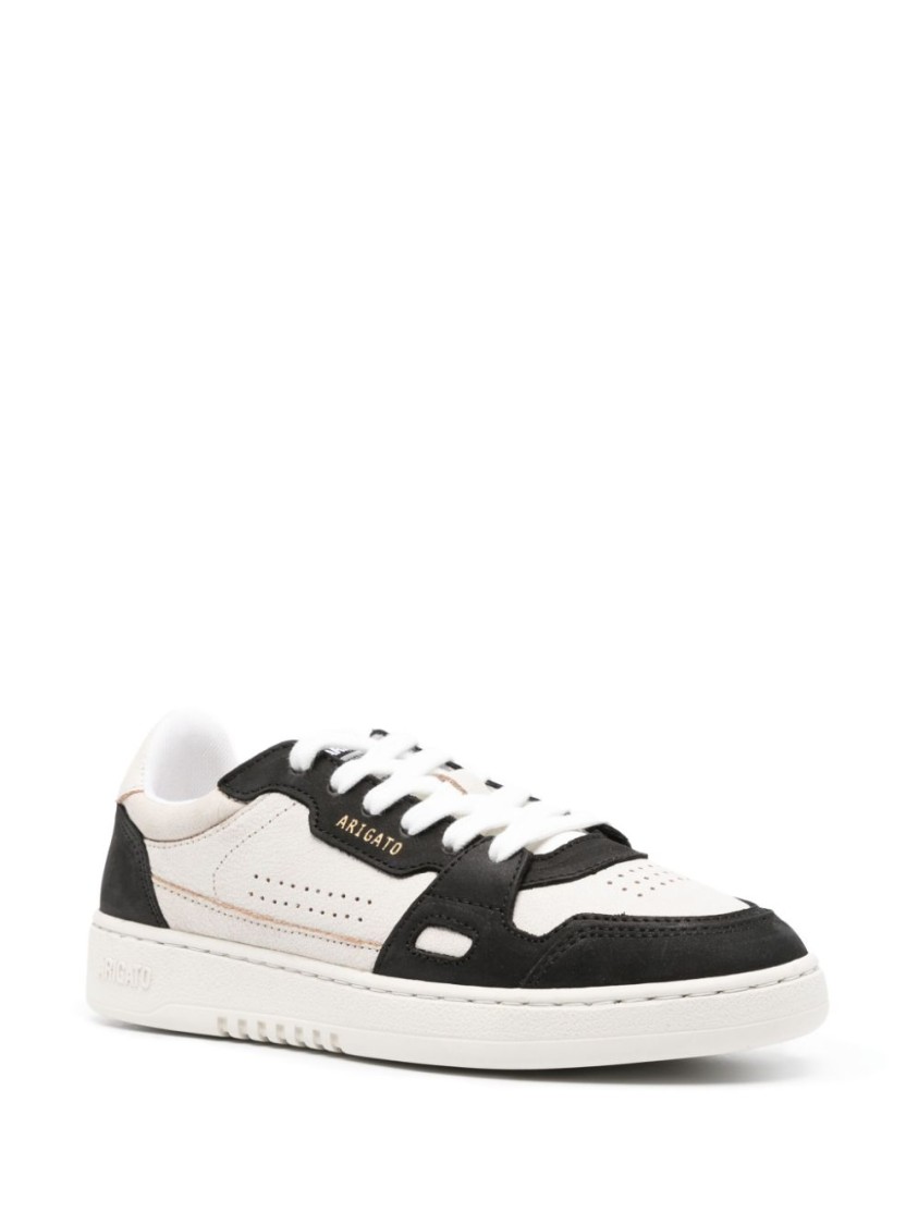 Axel Arigato White Black Round Toe Sneakers In Neutrals
