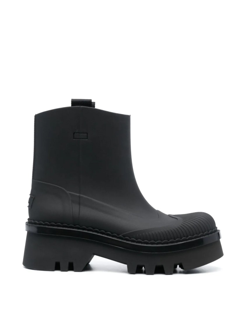 Chloé Raina Rain Boots In Black