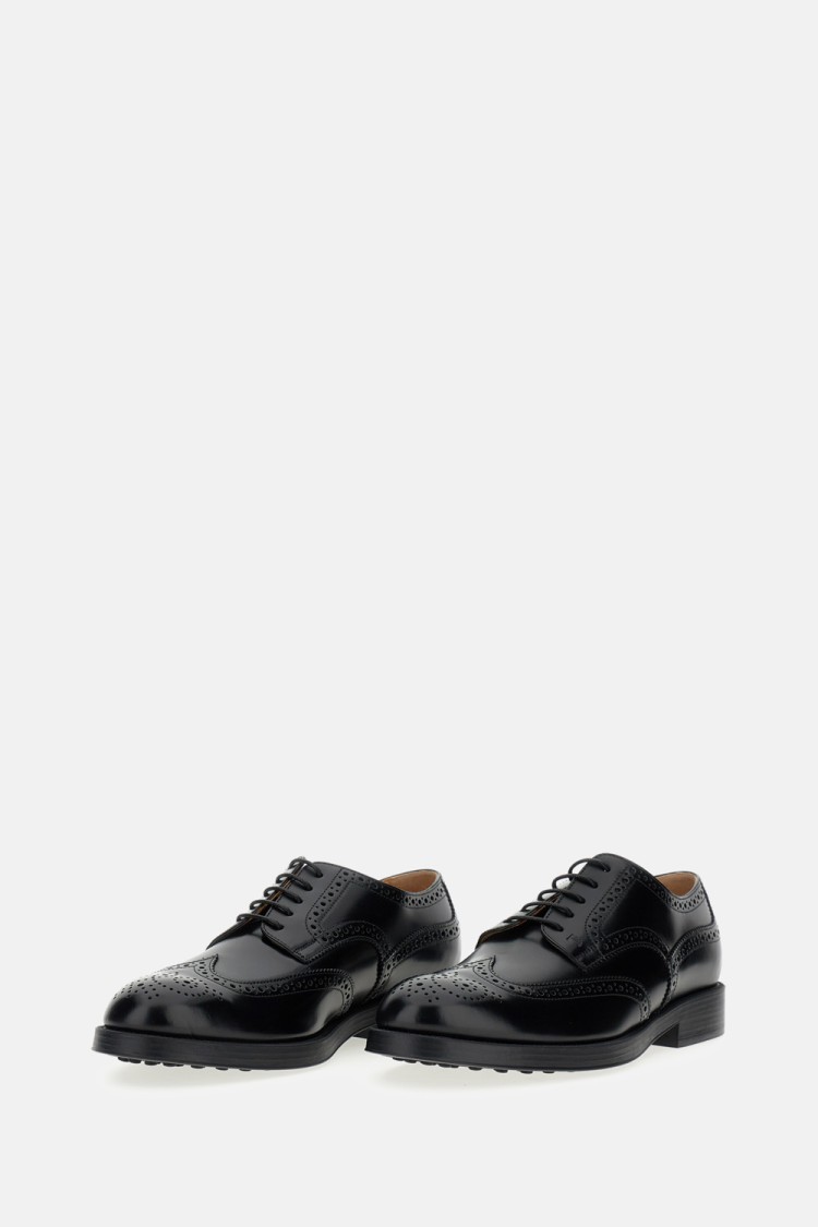 Tod's Derby Low Shoes In Black