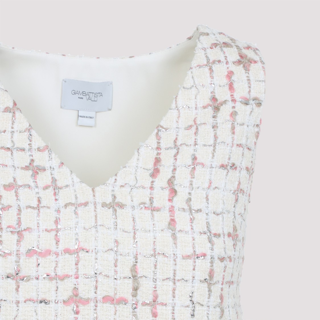 Giambattista Valli Grid-pattern Midi Dress