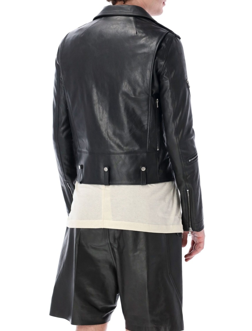 Rick Owens Bauhaus Stooges Leather Jacket In Black