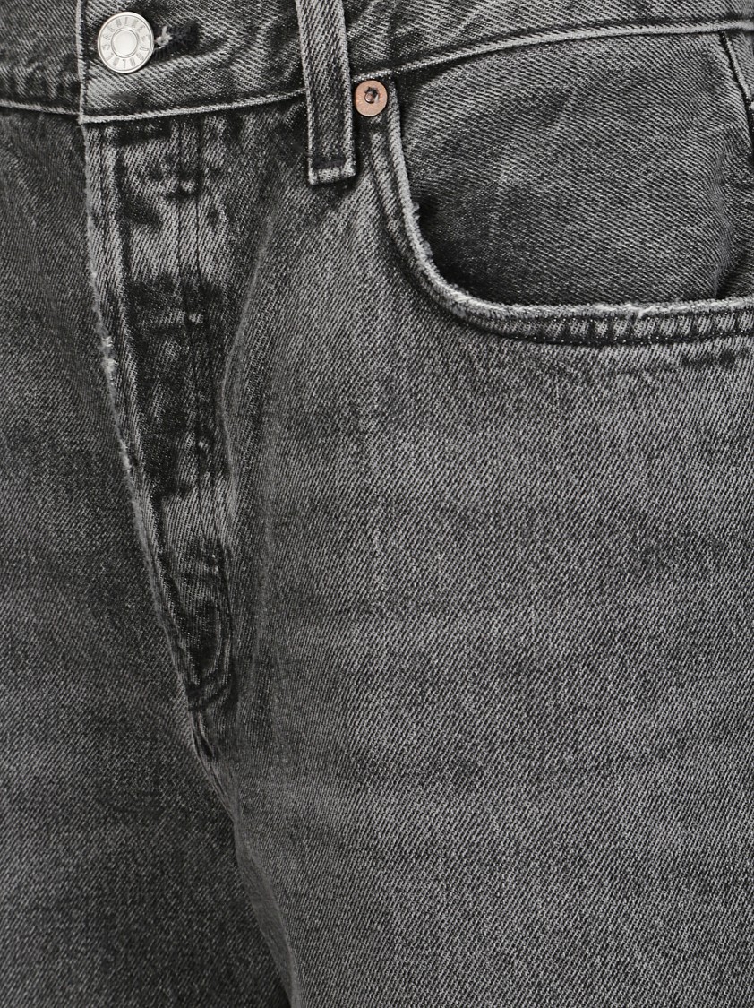 Agolde Low Slung Baggy Jeans In Spirit In Gray