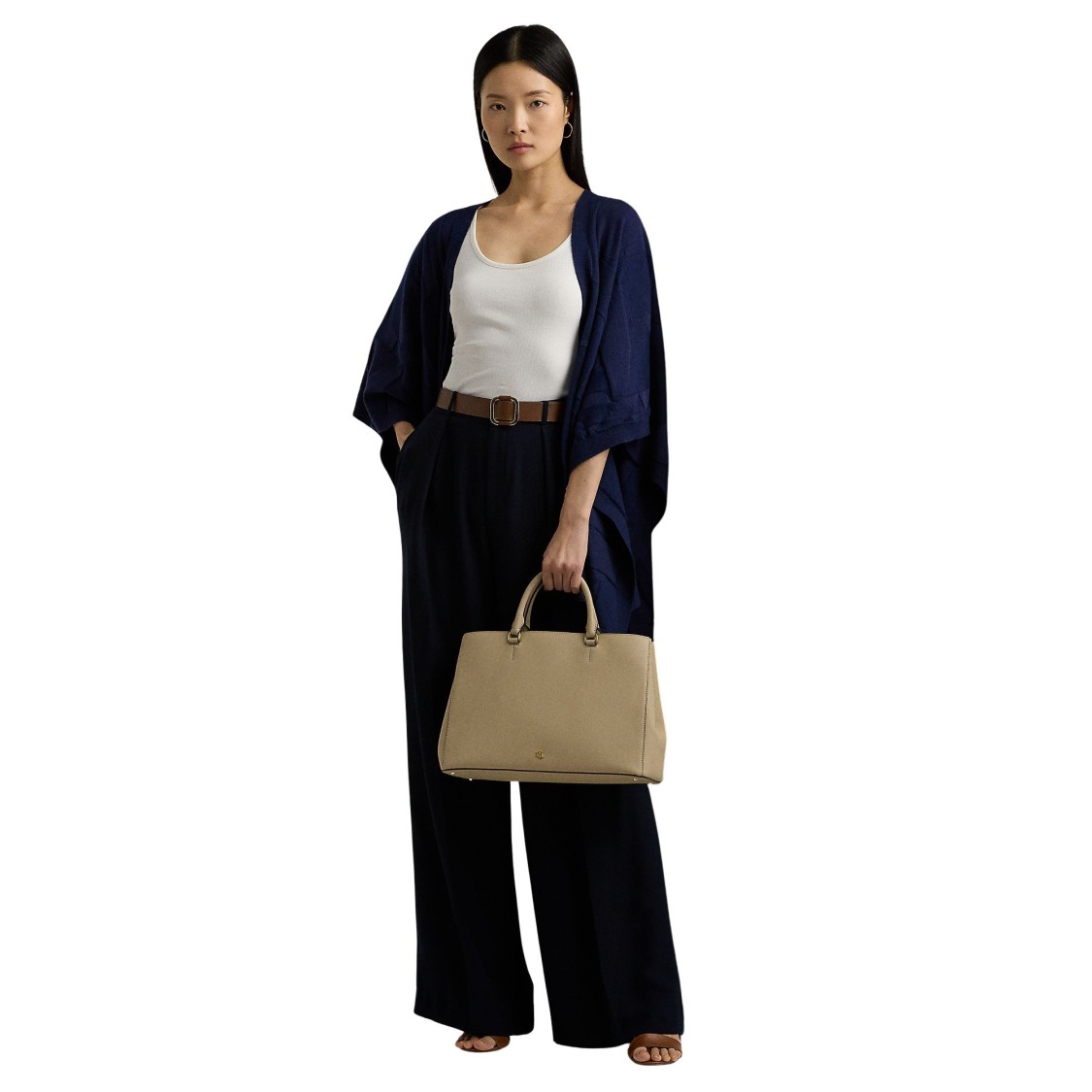Shop Ralph Lauren Lauren Hanna 37 Satchel Large