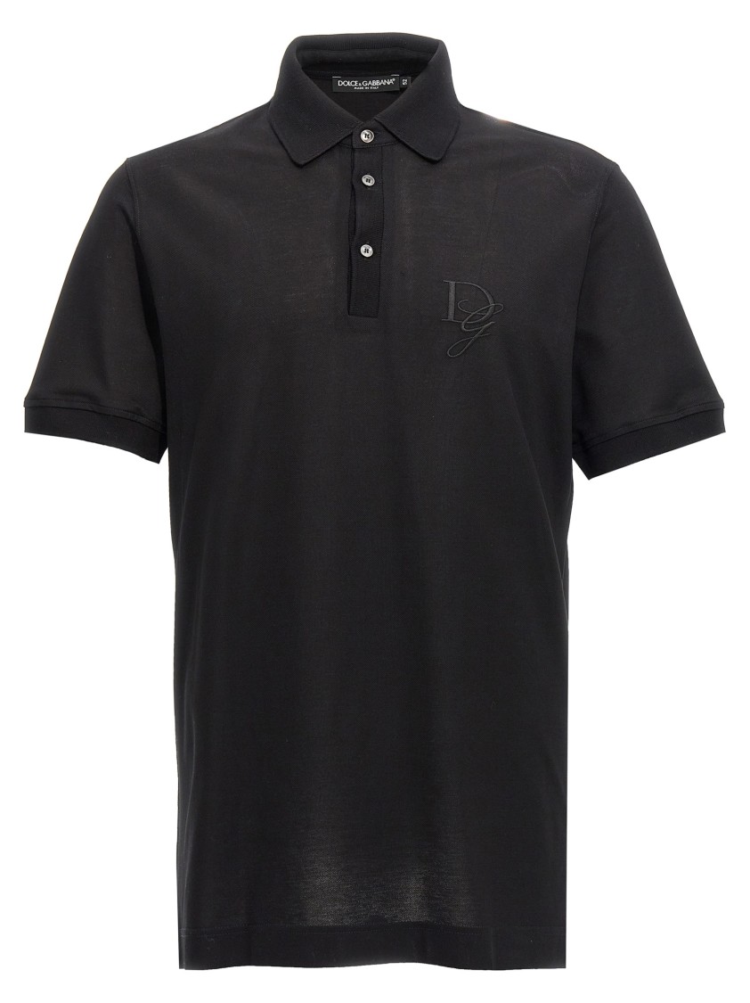 Dolce & Gabbana Chest Embroidered-logo Polo T-shirt