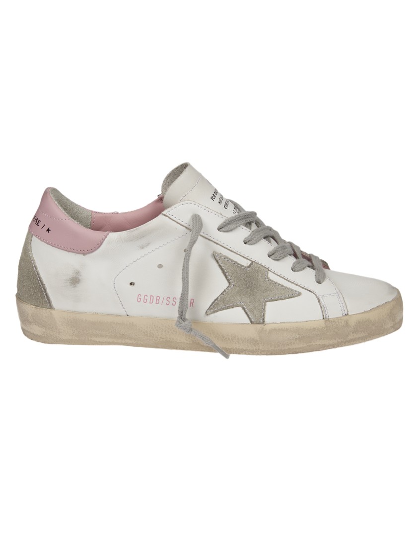 Golden Goose Deluxe Brand Women Multicolor Leather Super Star Classic Sneakers In Neutrals