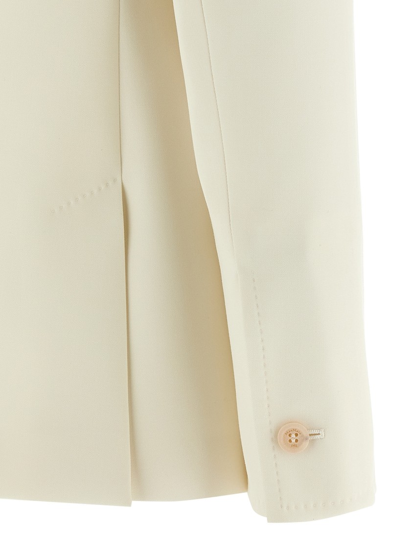 Max Mara Palchi Blazer And Suits White In White