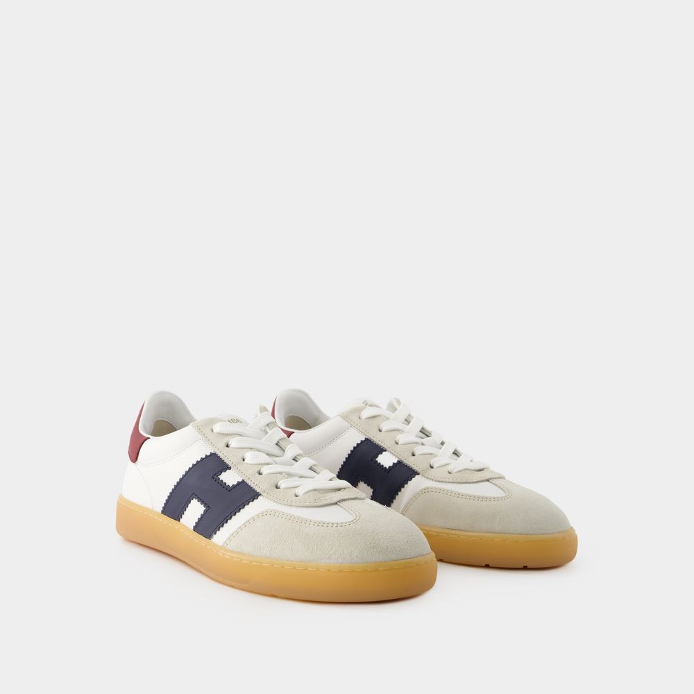 スニーカー Hogan H647 Allacciato Sneakers - Leather - White Hogan H647 Allacciato Sneakers - Leather - White White