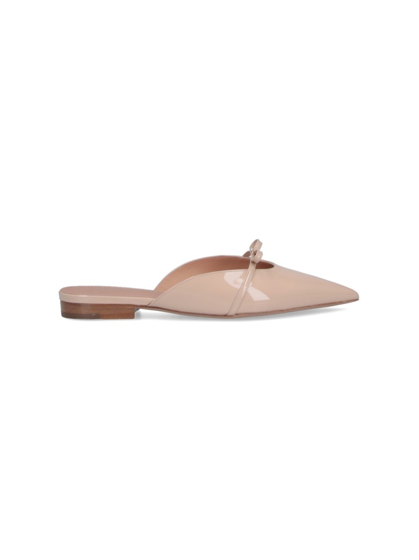 FERRAGAMO FERRAGAMO BOW MULES – PINK 