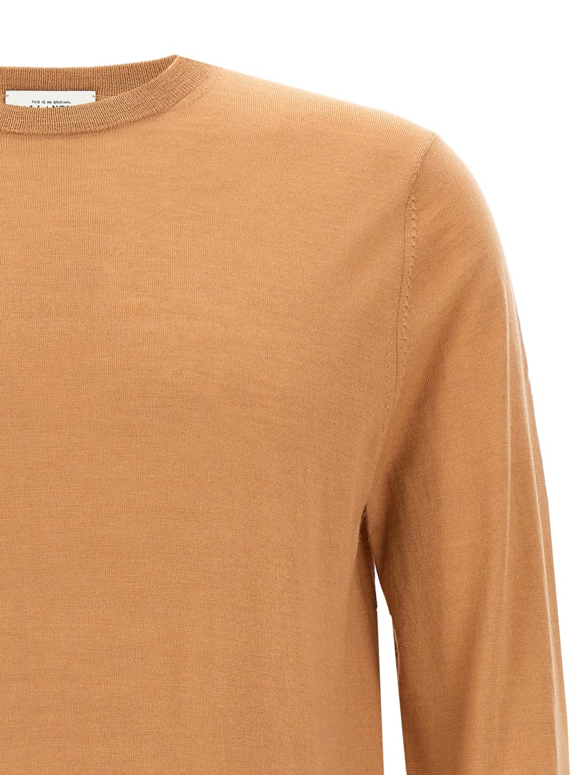 Ballantyne R Neck Sweaters And Cardigans In Brown