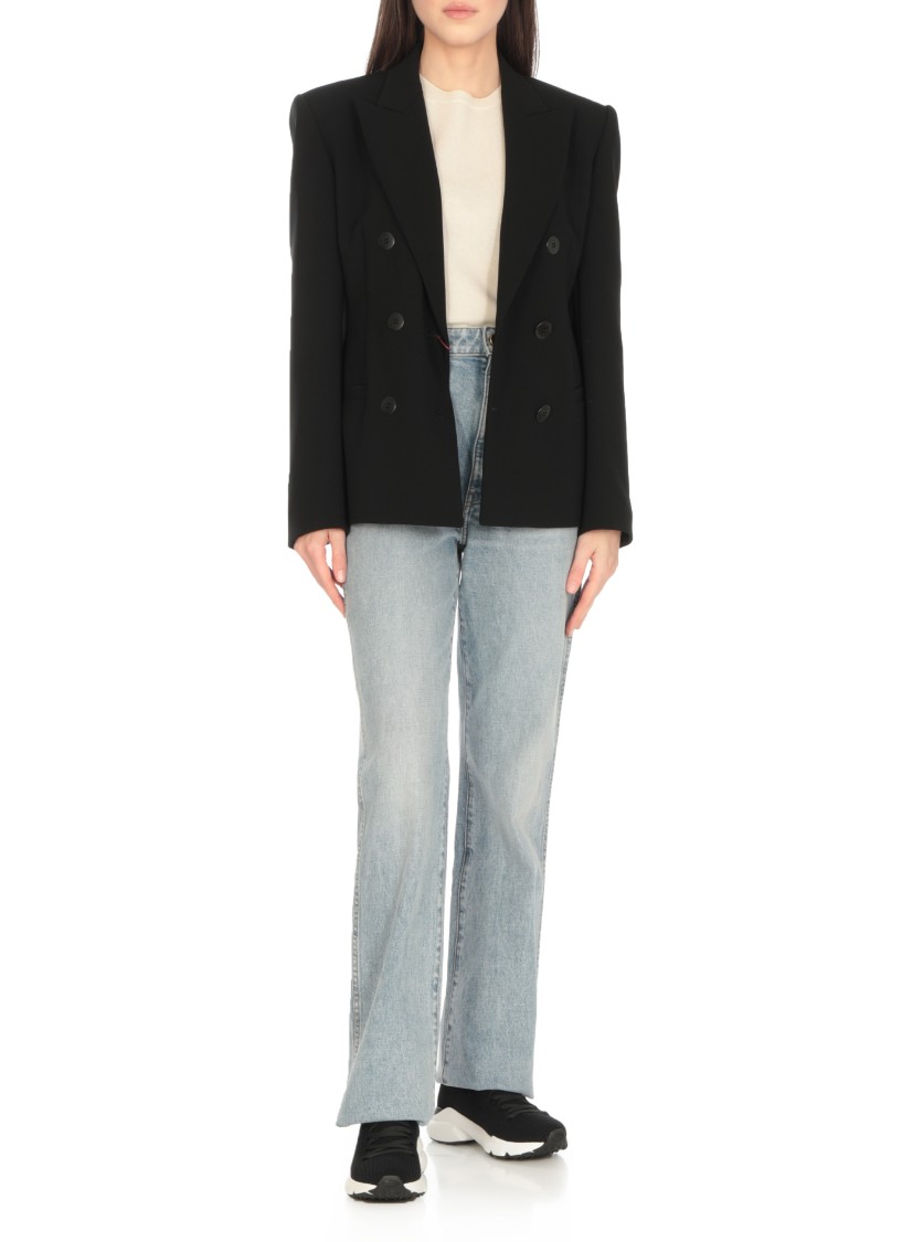 Shop Tod's Black Fabric Sneakers