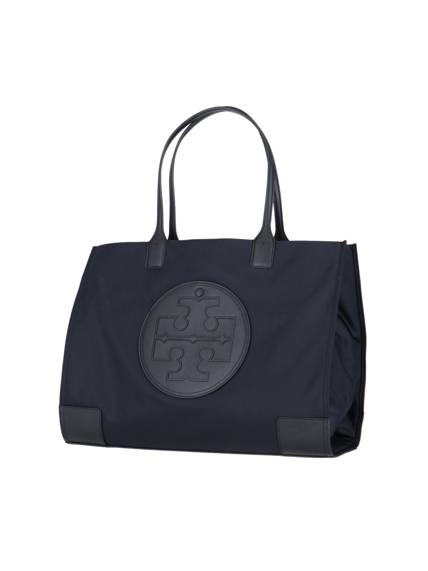 Tory Burch "ella" Large Tote Bag – Navy In Blue