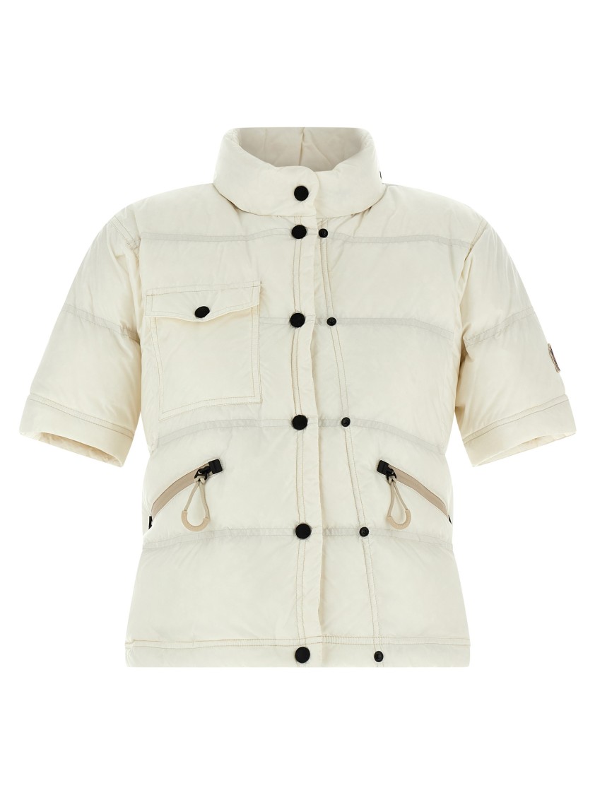 Moncler Grenoble Women 'mauduit' 2-in-1 Down Jacket In Neutral