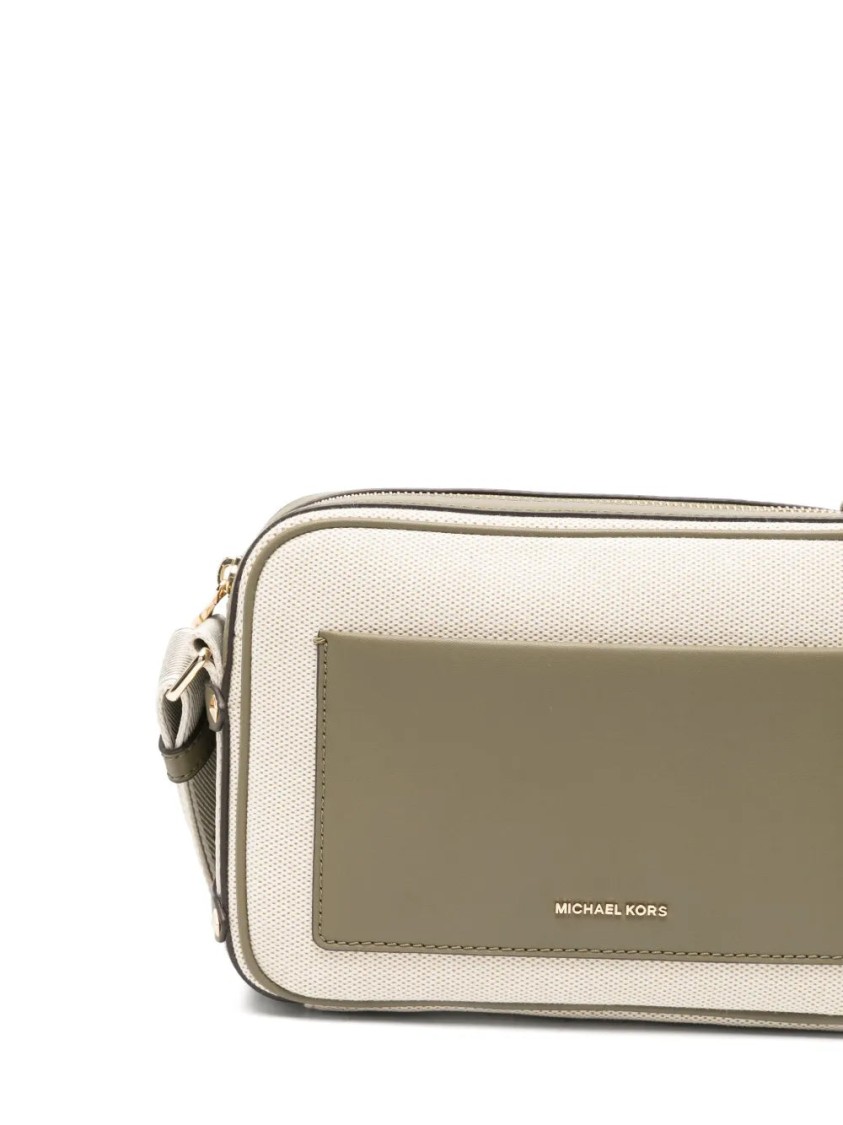 Michael Kors Lg Ew Crossbody In Neutral