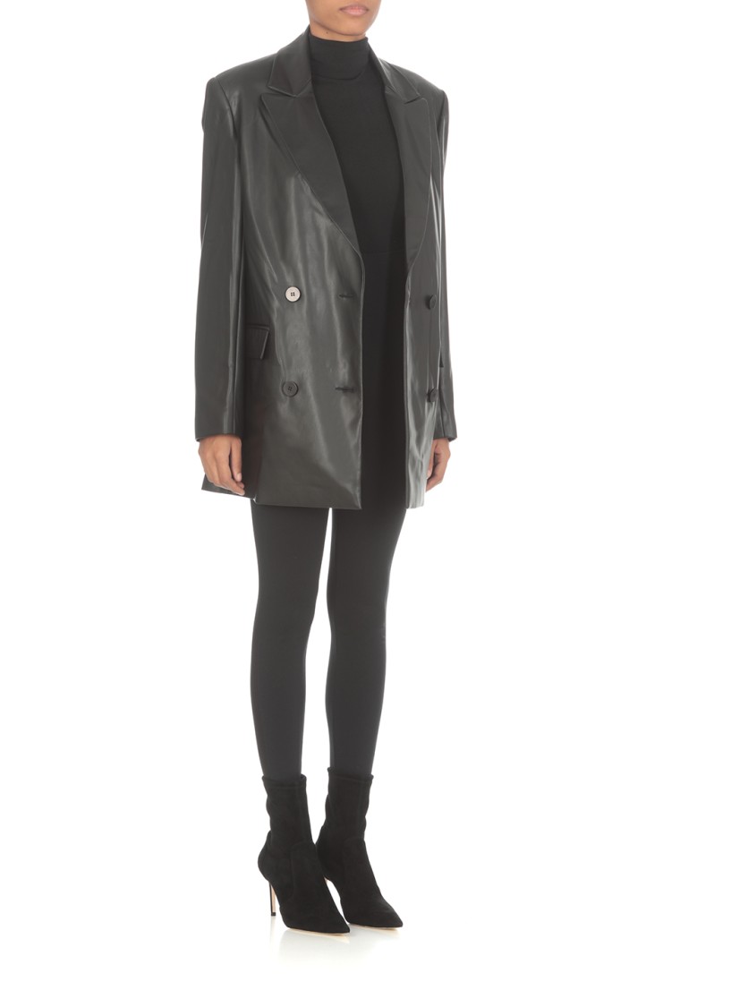 Wolford Seamless Fitted Turtleneck Long-sleeved Top In Black