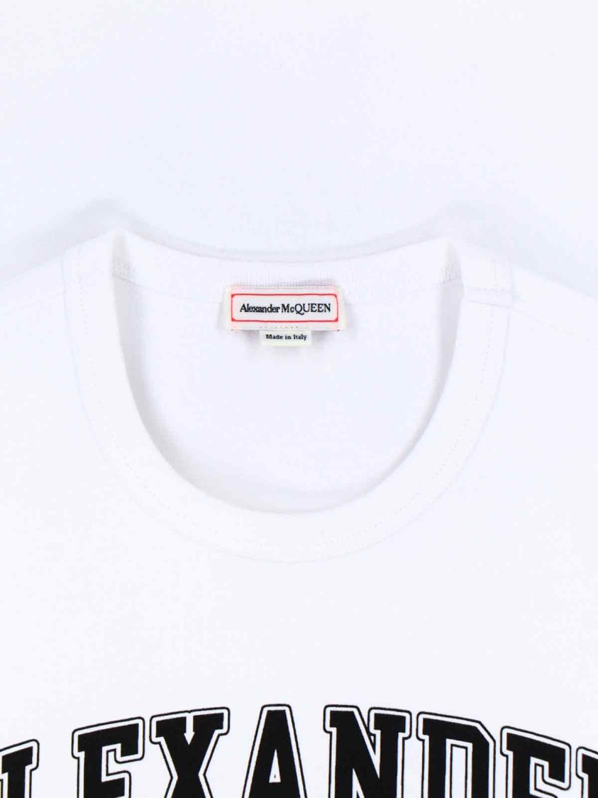 Alexander Mcqueen Alexander Mc Queen Skull T Shirt In White