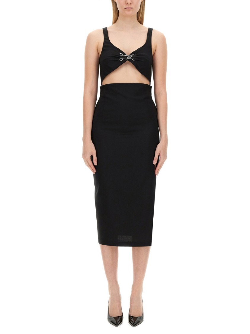Moschino Jeans Slim Fit Dress In Black
