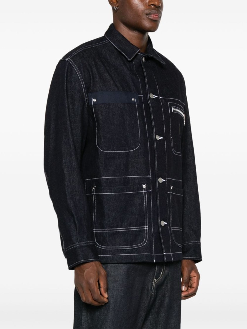 Junya Watanabe X New Balance Pockets Jacket In Blue
