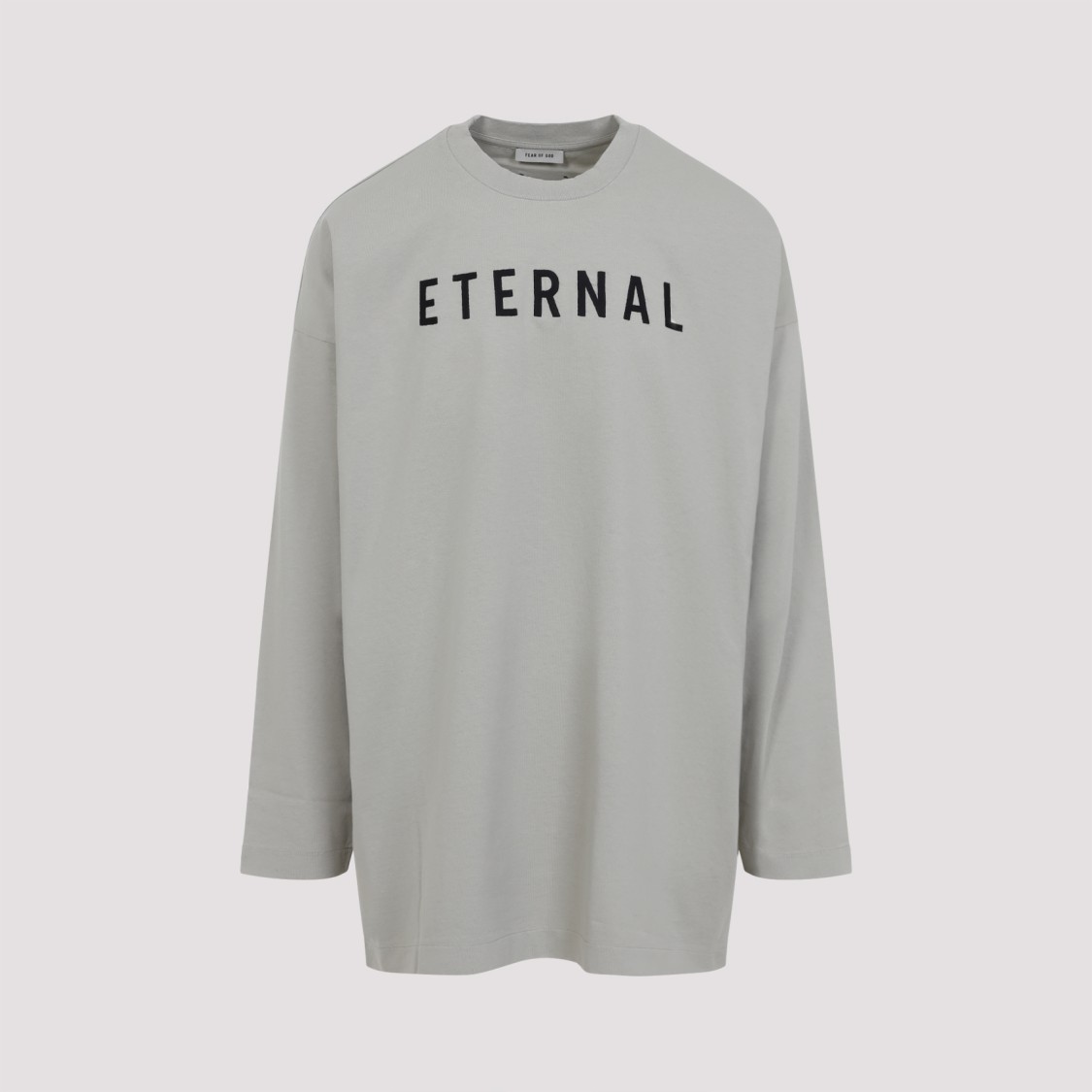 Fear Of God Dove Grey Cotton Eternal Long Sleeve Tee In Grey