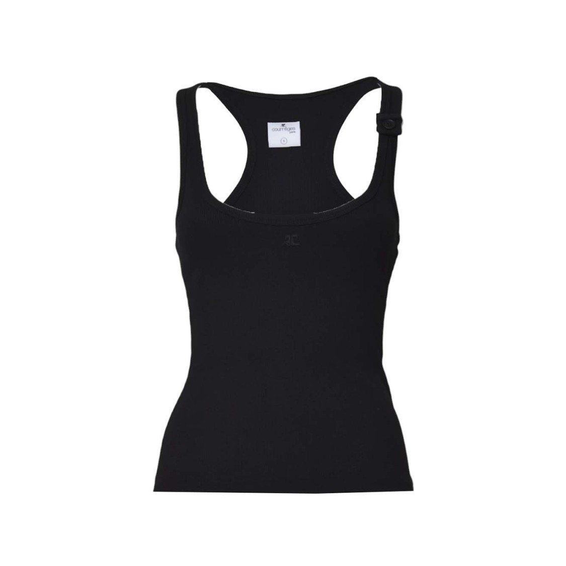 Courrèges Top Blacks And Greys In Black