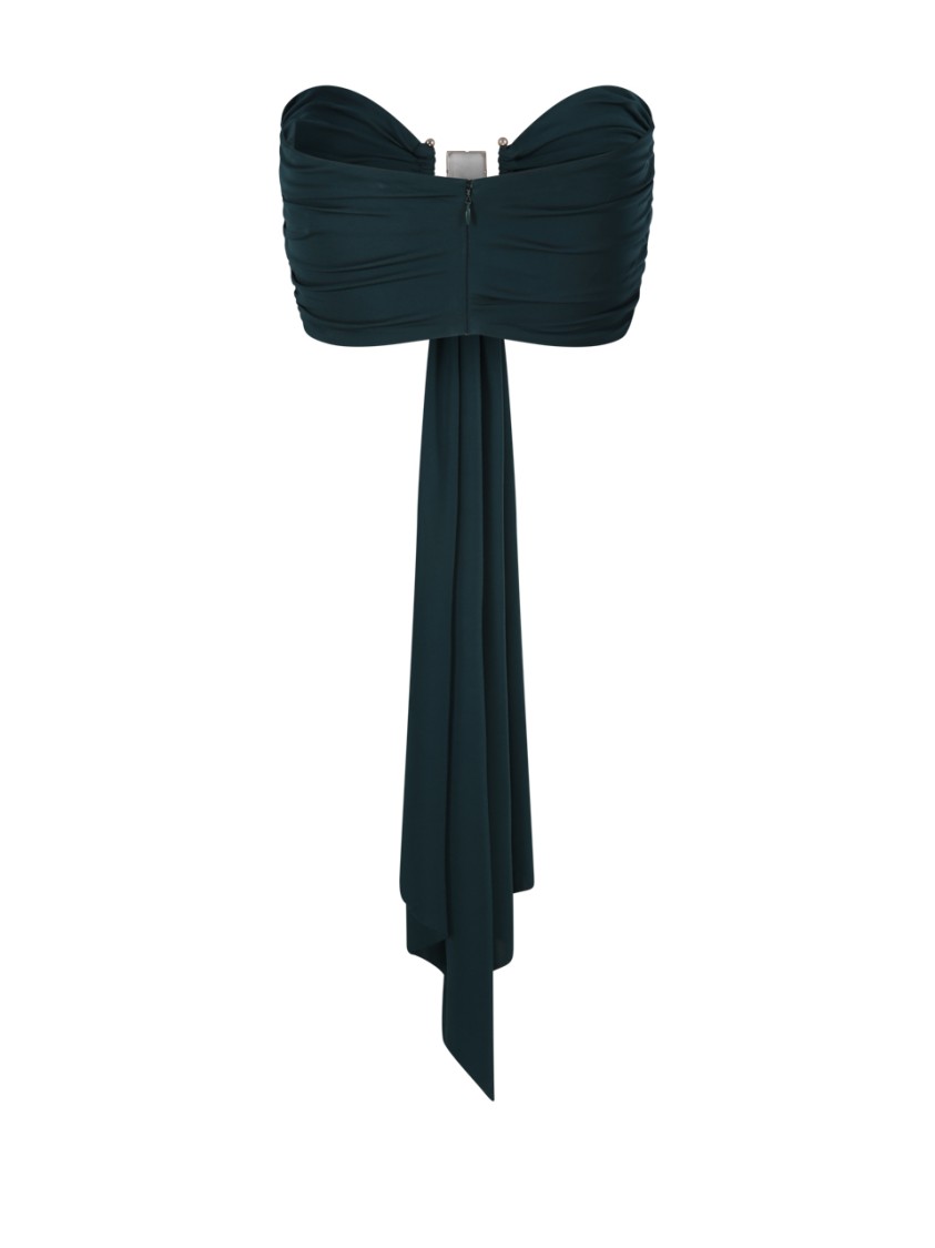 CHRISTOPHER ESBER CHRISTOPHER ESBER BEZEL QUARTZ DRAPE TOP