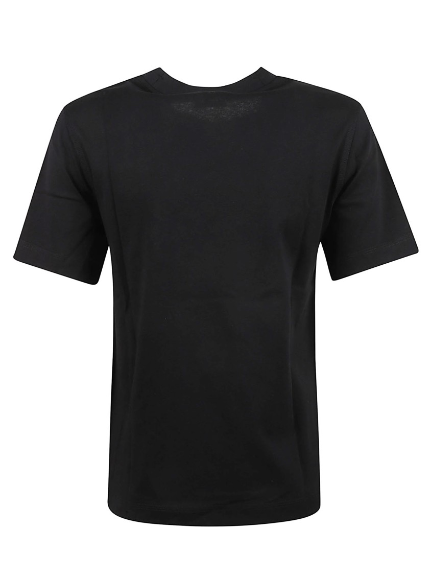 Burberry Classic Black T-Shirt With Gold Emblem | THE LIST
