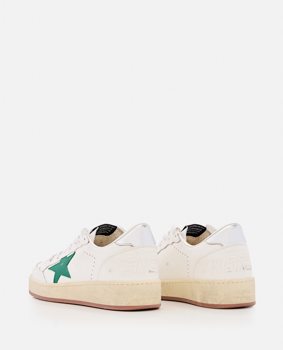 Shop Golden Goose Ball Star Sneakers In White