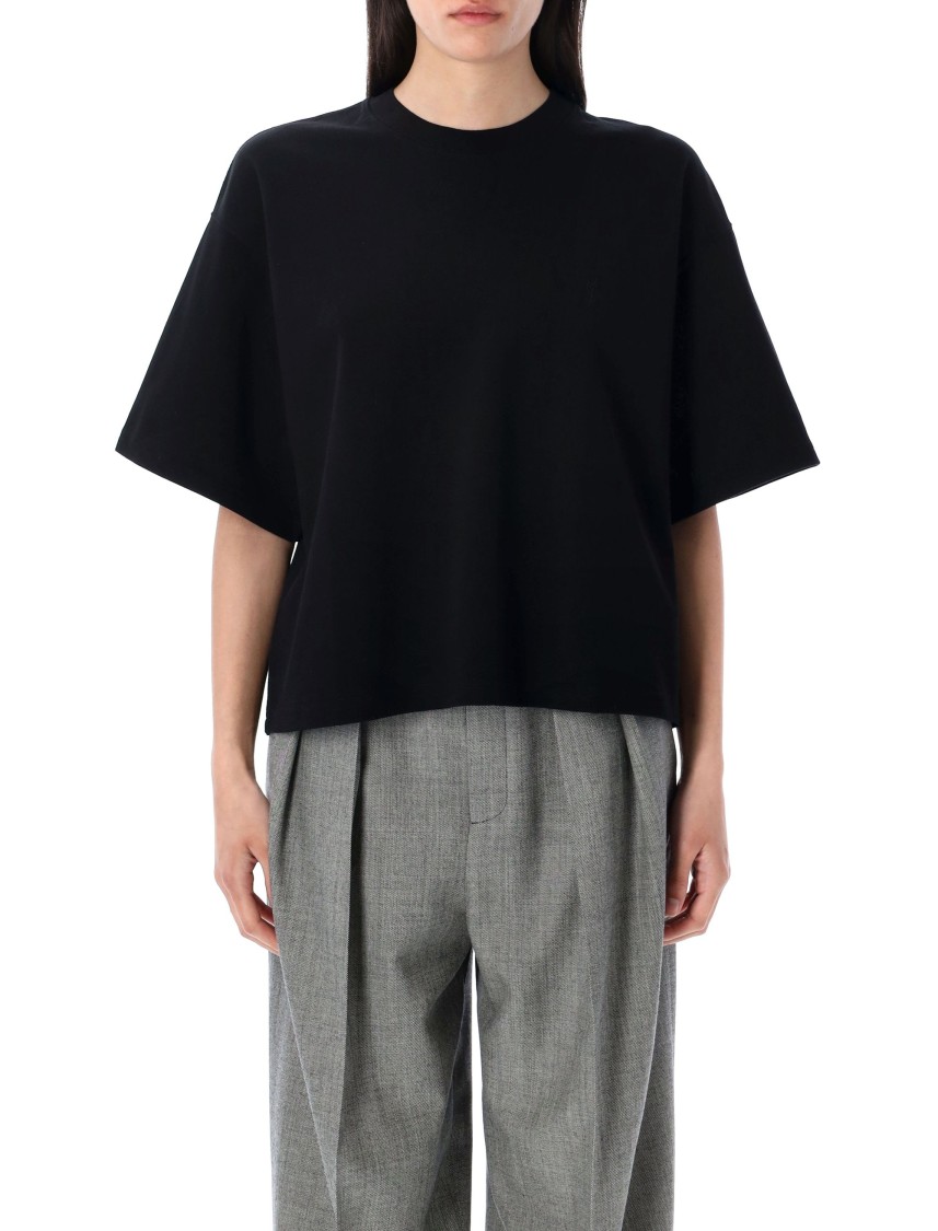 Saint Laurent Cotton Piqué Cassandre T-shirt